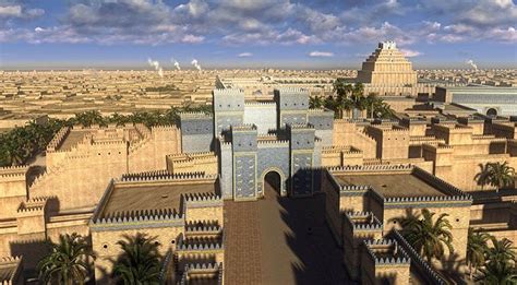 reconstruction of the ancient city of Babylon | Mesopotamia, Torre di babele, Archeologia