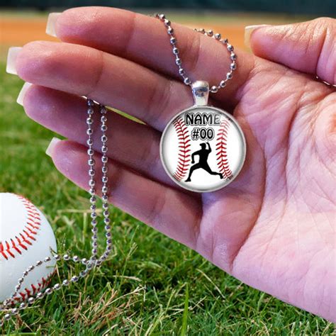 Baseball Gift Baseball Lefty Pitcher Chain Necklace for Boys - Etsy UK