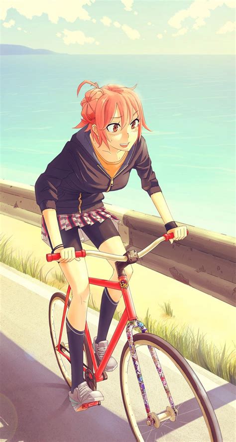 Bicycle art, Anime wallpaper iphone, Anime