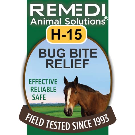 Bug Bite Relief for Horses H-15 - Remedi Animal Solution