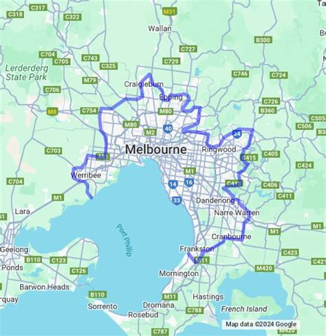 map of Greater Melbourne - Google My Maps