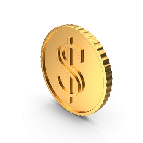 Gold Coin Dollar PNG Images & PSDs for Download | PixelSquid - S11248624E