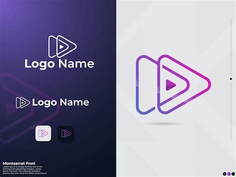 Premium Vector | Play music logo design template