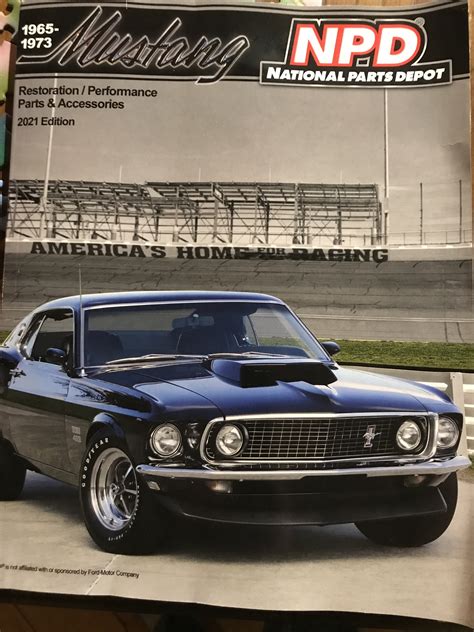 New NPD Catalog Cover | Vintage Mustang Forums