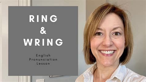 How to Pronounce RING & WRING - American English Homophone Pronunciation Lesson - Tarle Speech