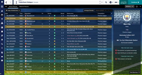 Tottenham Hotspur Schedule | Examples and Forms