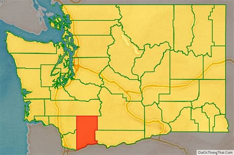 Map of Skamania County, Washington - Địa Ốc Thông Thái