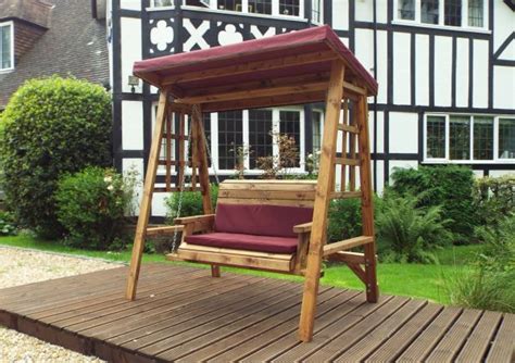 Dorset Wooden 2 seat Garden Swing - Charles Taylor Outdoor furniture