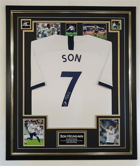 Son Signed Spurs FC Shirt Framed – Experience Epic