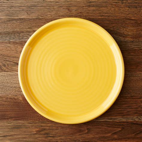 Farmhouse Yellow Dinner Plate | Crate and Barrel