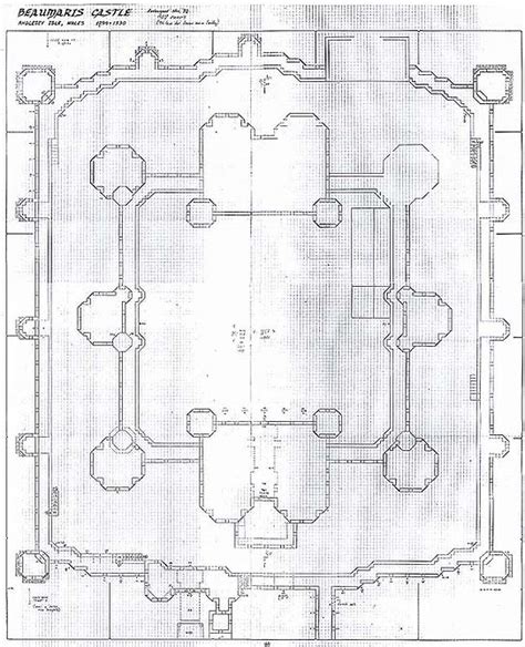 Beaumaris Castle Floor Plan - floorplans.click