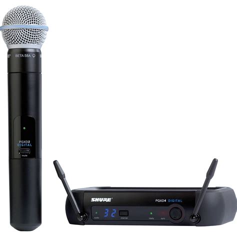 Shure PGXD Digital Series Wireless Handheld PGXD24/BETA58-X8 B&H