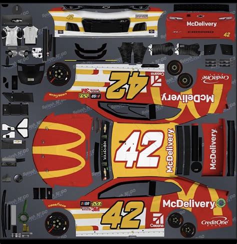 Nascar Papercraft