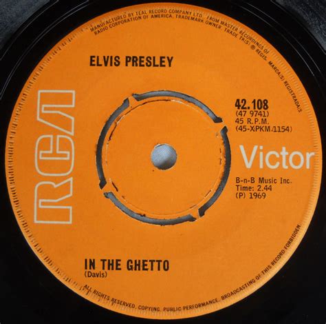 Elvis Presley - In The Ghetto (1969, Vinyl) | Discogs