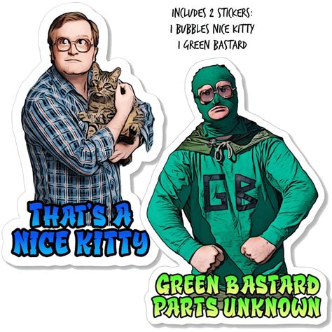 Trailer Park Boys Bubbles Sticker Pack (2 Pack) Bubbles & Green Bastard ...