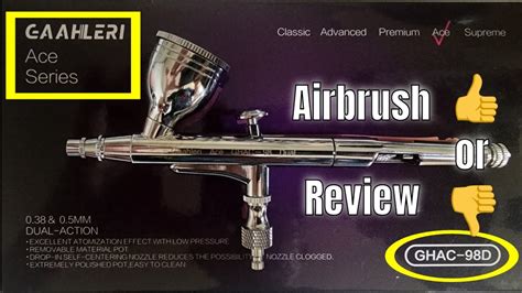 Airbrush Gaahleri GHAC-98D Review - YouTube