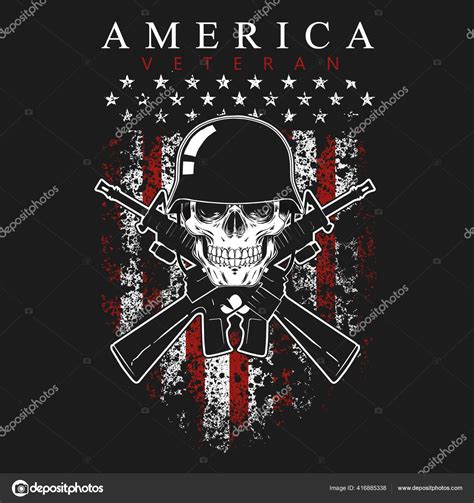 Veteran Day American Flag Background Illustration Vector Graphic Stock Vector by ©dexdonk93 ...