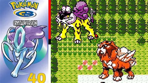 Pokémon Crystal Version #40 / Entei & Raikou The Legendary Beast's - YouTube