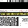 California Driver License Template PSD V2 2024