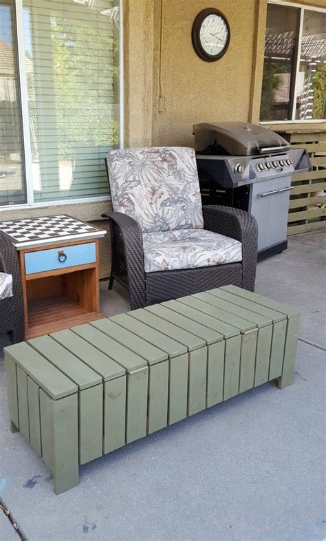 Outdoor Coffee Table With Storage : Coffee Storage Table Outdoor Patio Wicker Tables Monterey ...