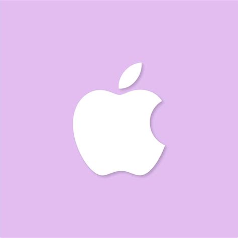 Apple Aesthetic Icon Purple Vector - (.Ai .PNG .SVG .EPS Free Download)