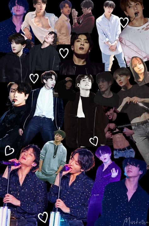 BTS Jungkook Collage Wallpaper | Bts jungkook, Jungkook aesthetic, Jungkook