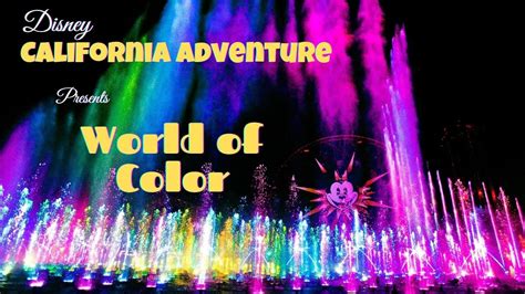 ‼️ WALKING Tour| World of Color at Disney California Adventure | Full ...