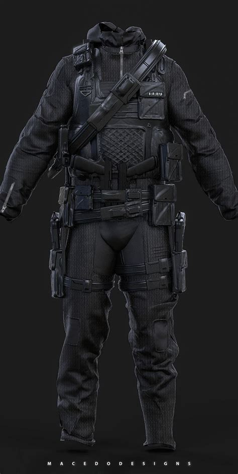 Combat Hazmat/Stealth Suit , MA3