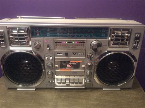 LASONIC TRC-920 Stereo Vintage Boom Box 1985 Tape Deck Plays (Ghetto ...