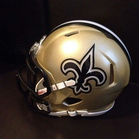 Saints Helmet | Football helmets, Helmet, New orleans