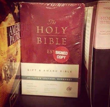 The Holy Bible: "Signed Copy" :: blogitude.com