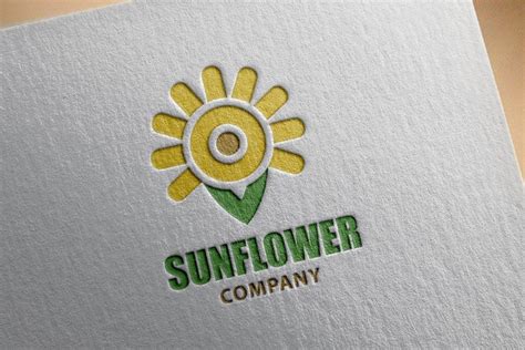 Sunflower Logo Template (14747)