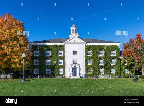 Battell Hall, Middlebury College campus, Middlebury, Vermont, USA Stock Photo - Alamy