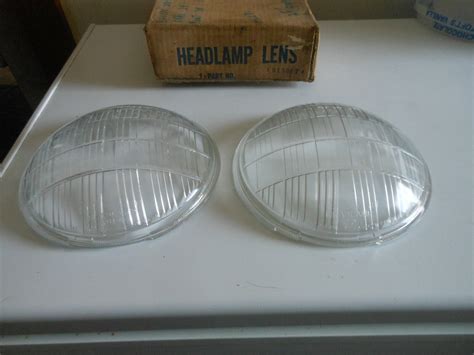 Pair 1934 1935 Buick 7 1/2” Multibeam Headlamp Glass Headlight Lenses ...