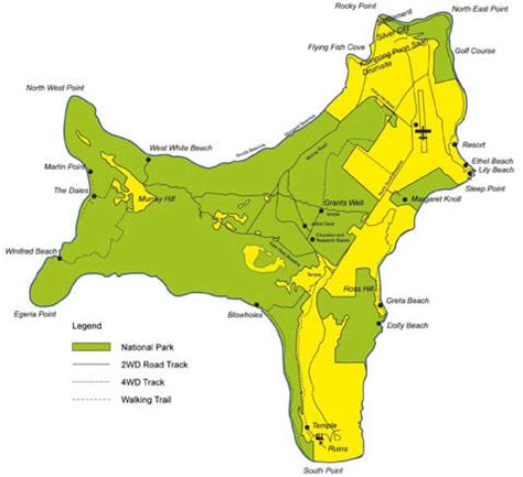 Christmas Island Map