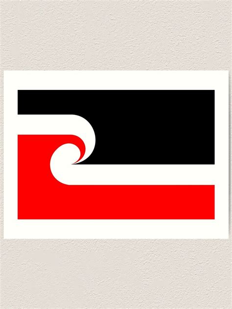 "maori flag" Art Print by tony4urban | Redbubble