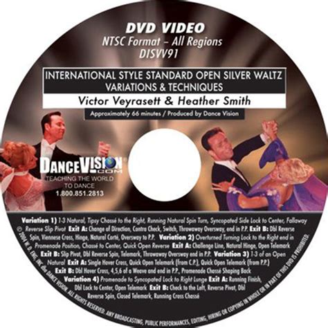 International Standard Waltz Silver Variations & Techniques – Dance Vision