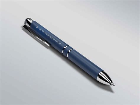 Free Ballpoint Pen Mockup | Mockuptree