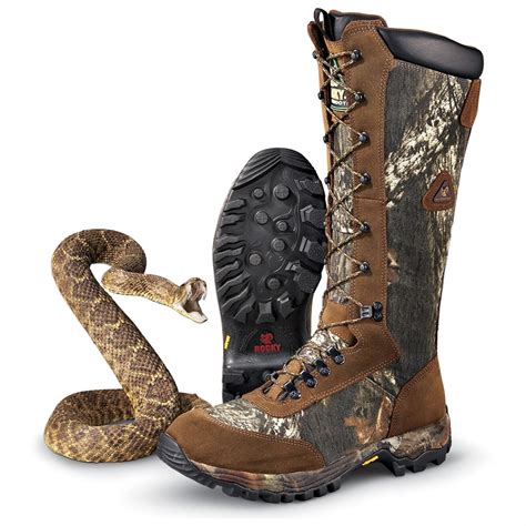 Men's Rocky® ProHunter Waterproof Snake Boots, Mossy Oak® Break - Up™ - 125395, Hunting Boots at ...