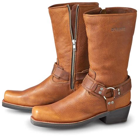 Men's Durango Boot® Side - zip Engineer Boots, Brown - 148370, Cowboy ...