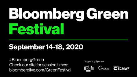 Bloomberg Green festival | Copernicus