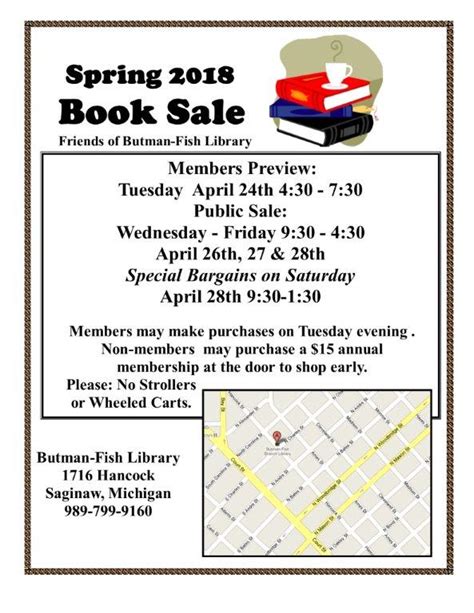 BOOK SALE | Public Libraries of Saginaw