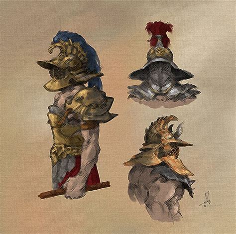 gladiator concepts2 in 2021 | Fantasy character design, Concept art characters, Character art