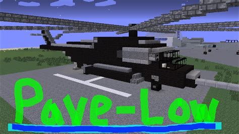 Minecraft Tutorial: Pave-Low Helicopter! - YouTube