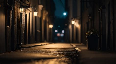 Premium AI Image | Dark Street Asphalt Abstract and Moody Editorial ...