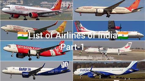 List of Airlines of India | Part-1 | Aviation BD - YouTube