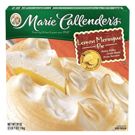 Marie Callenders Frozen Pie Dessert Lemon Meringue 39 Ounce - Walmart.com - Walmart.com