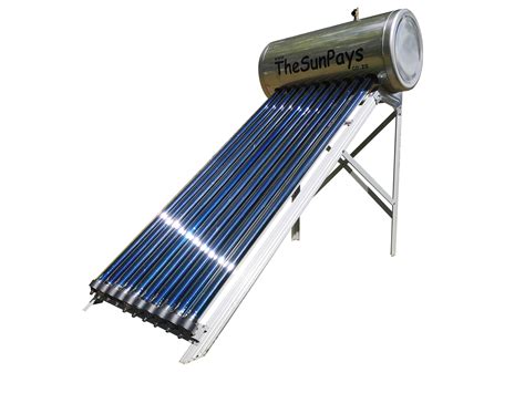 Solar Water Heater 150L Stainless Steel – Sune Solar – The Solar Revolution is in your hands