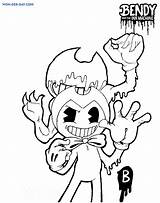Bendy The Ink Machine Coloring Pages sketch template
