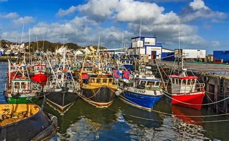 Fishing boats at Greencastle harbour Greencastle, County Donegal, Eire, Fishing Boats, Harbour ...